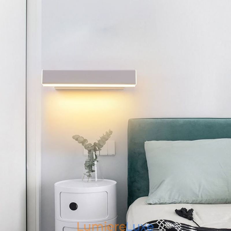 Applique murale rotative en aluminium