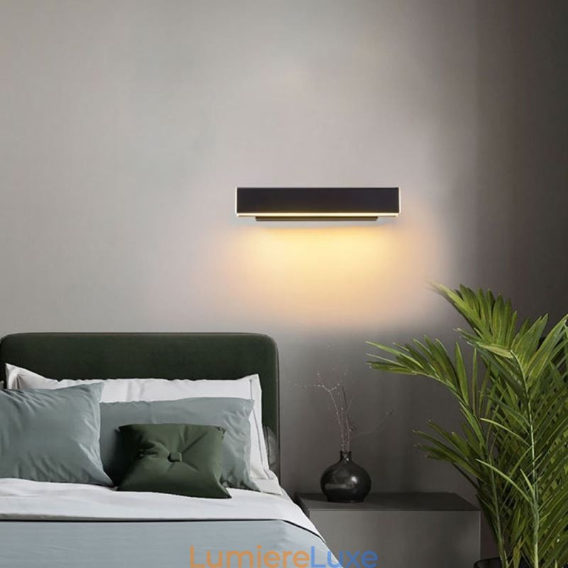 Applique murale rotative en aluminium