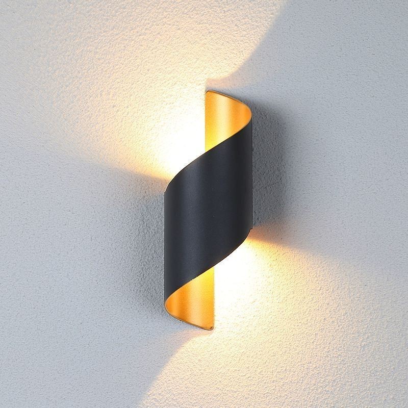 Appliques murales en aluminium, lampe murale étanche pour cour, porche
