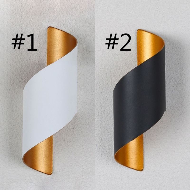 Appliques murales en aluminium, lampe murale étanche pour cour, porche