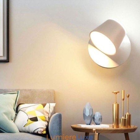 Applique murale moderne rotative en aluminium Applique murale moderne rotative en aluminium