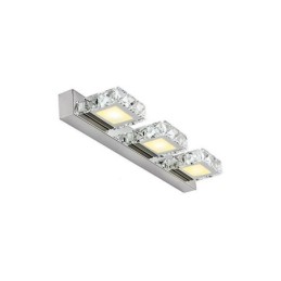 Applique murale pour miroir de salle de bain, lampe murale en acier inoxydable