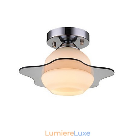 Plafonnier moderne encastré 1 lumière en métal contemporain Plafonnier moderne encastré 1 lumière en métal contemporain