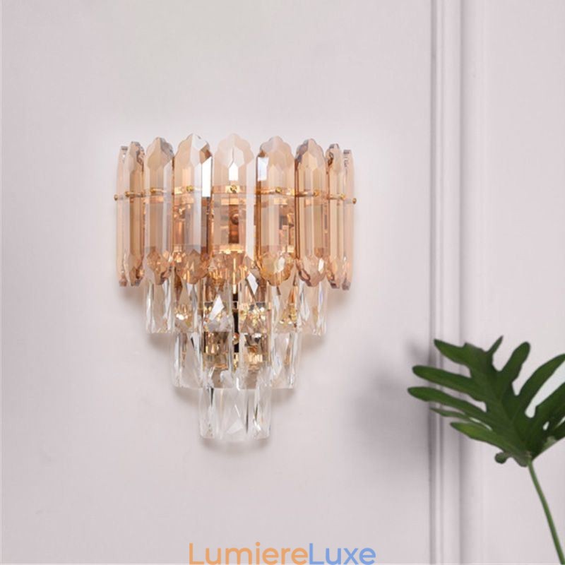 Applique murale en cristal moderne K9