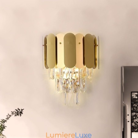Applique murale moderne en cristal, lampe de chevet Applique murale moderne en cristal, lampe de chevet