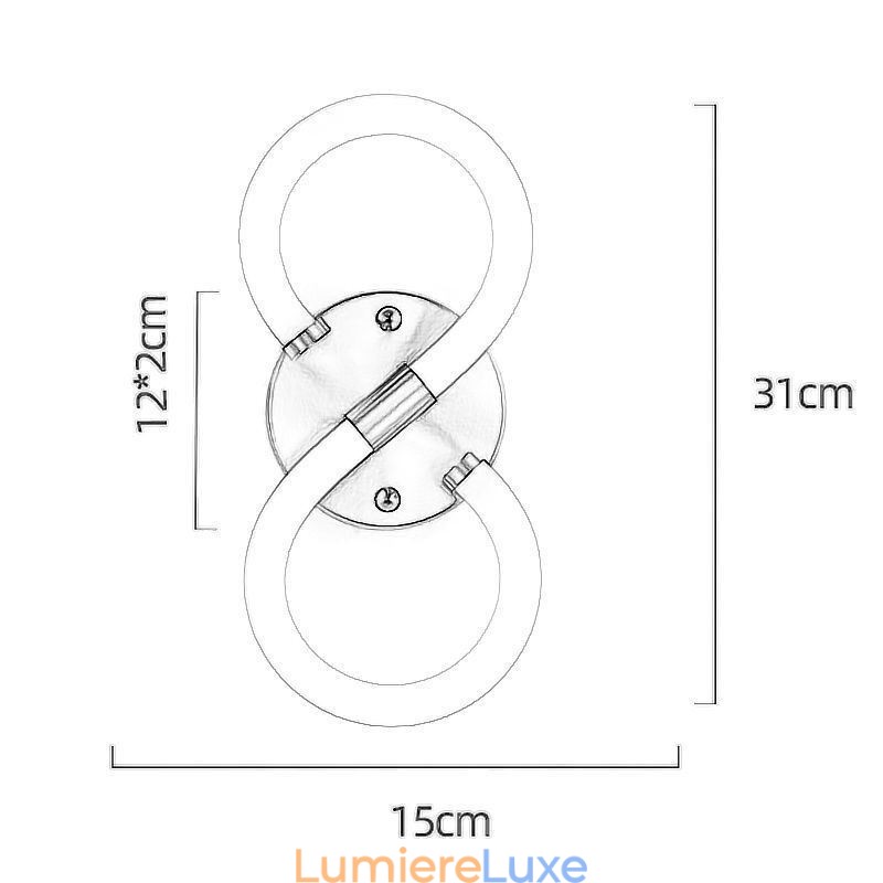 Lampes à chiffres arabes 8
