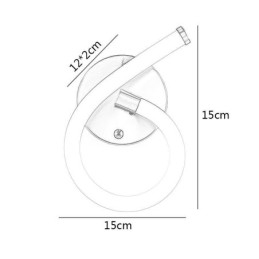 Lampe à chiffres arabes 6