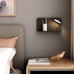 Applique murale rotative avec port de chargement USB