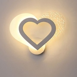 Applique murale en acrylique, jolie applique lumineuse