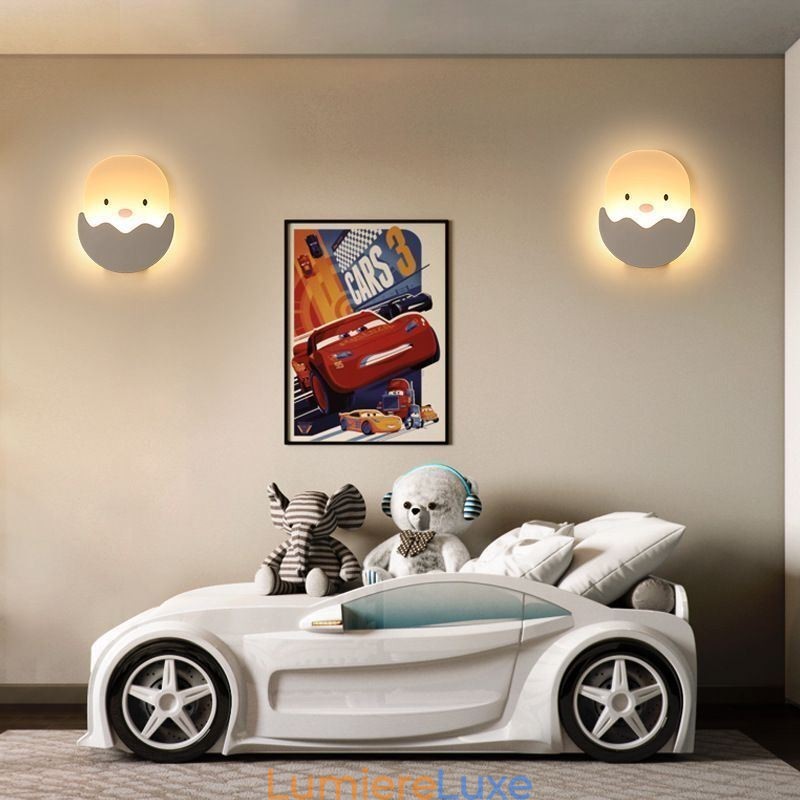 Applique murale en acrylique, jolie applique lumineuse