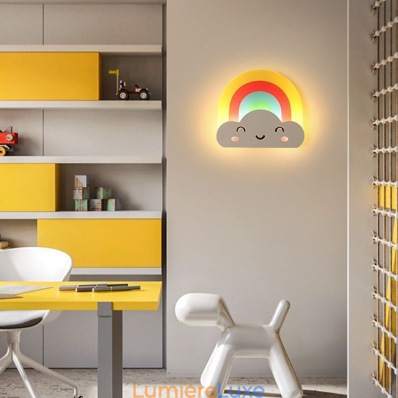 Applique murale en acrylique, jolie applique lumineuse