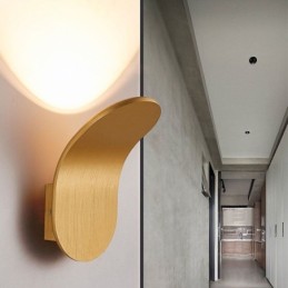 Applique murale minimaliste en aluminium