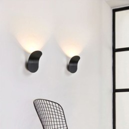 Applique murale minimaliste en aluminium
