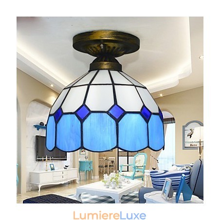 Lampe à dôme absorbante créative à éclairage contracté méditerranéen Lampe à dôme absorbante créative à éclairage contracté méditerranéen