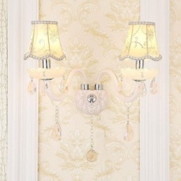 Applique murale élégante en cristal de style européen classique