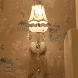 Applique murale élégante en cristal de style européen classique