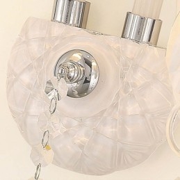 Applique murale élégante en cristal de style européen classique