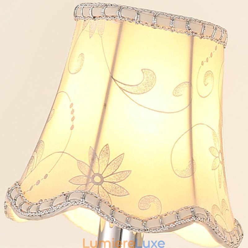 Applique murale élégante en cristal de style européen classique