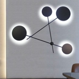Applique murale moderne en fer de forme géométrique