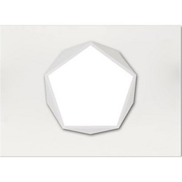 Plafonniers modernes montés sur veilleuse de couleur blanche et blanche chaude