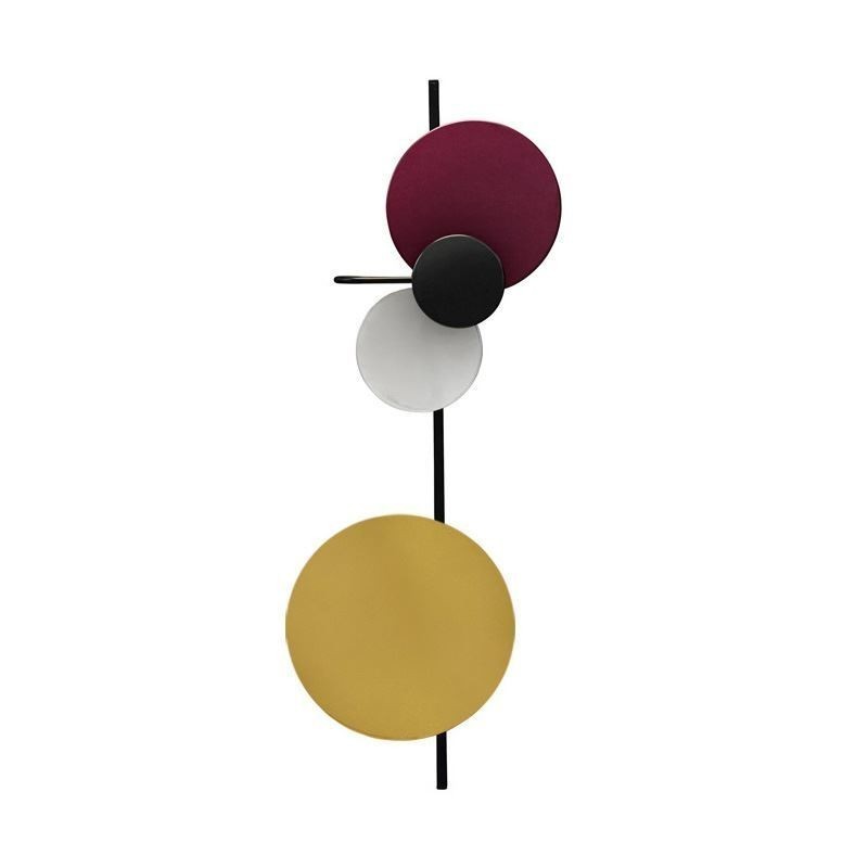 Applique murale moderne circulaire, éclairage de chevet coloré pour la maison