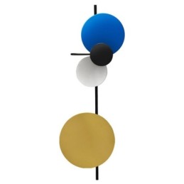 Applique murale moderne circulaire, éclairage de chevet coloré pour la maison