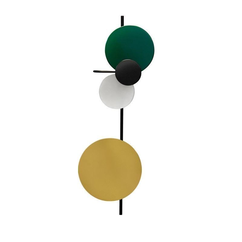 Applique murale moderne circulaire, éclairage de chevet coloré pour la maison