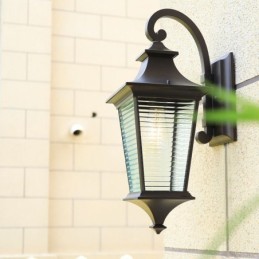 Applique murale moderne d'extérieur étanche pour gazebo, cour, couloir, jardin, balcon
