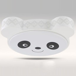 Plafonnier encastré avec télécommande, lumière blanche moderne et blanche chaude