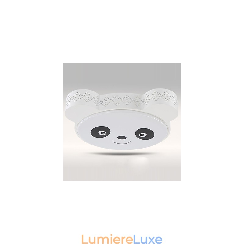 Plafonnier encastré avec télécommande, lumière blanche moderne et blanche chaude