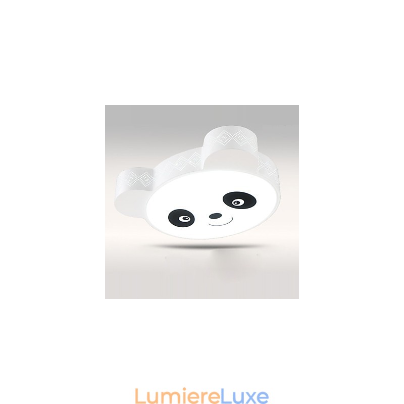 Plafonnier encastré avec télécommande, lumière blanche moderne et blanche chaude