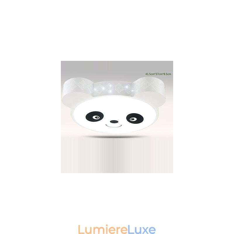 Plafonnier encastré avec télécommande, lumière blanche moderne et blanche chaude