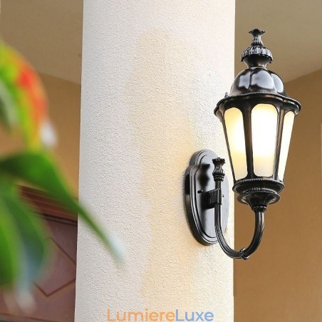 Applique murale d'extérieur moderne et simple, imperméable, motif fleur de prunier, pour cour, couloir, jardin Applique murale d'extérieur moderne et simple, imperméable, motif fleur de prunier, pour cour, couloir, jardin