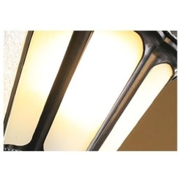 Applique murale d'extérieur moderne et simple, imperméable, motif fleur de prunier, pour cour, couloir, jardin