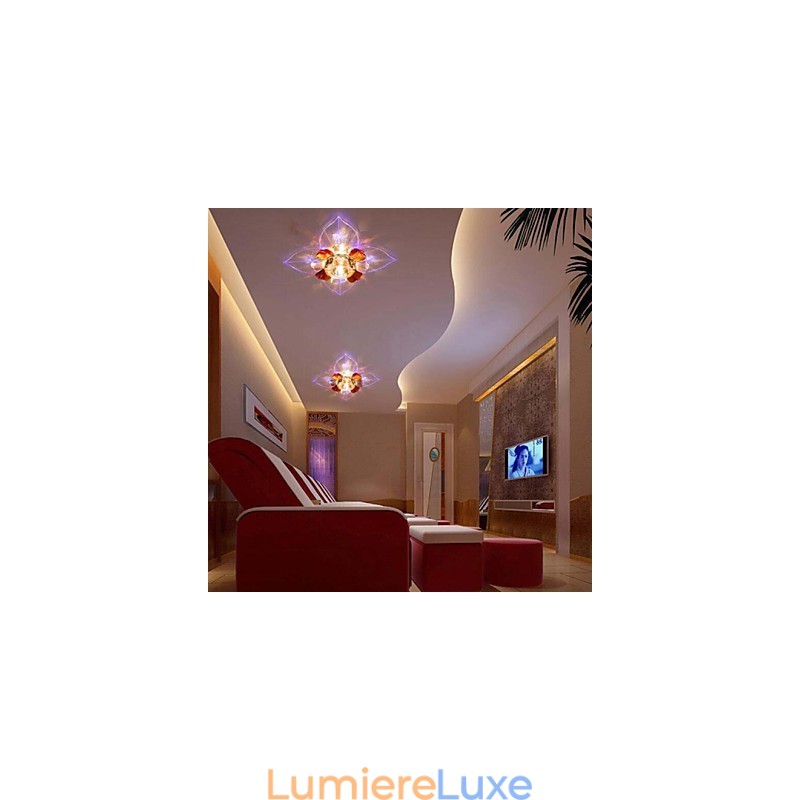 Lampe en cristal SMD CreativeTube, spot absorbant la lumière du dôme