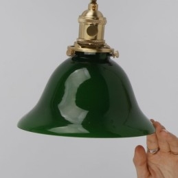 Applique murale moderne avec abat-jour en verre