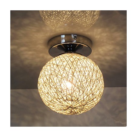 Lanterne contemporaine moderne en métal chromé avec globe encastré Lanterne contemporaine moderne en métal chromé avec globe encastré