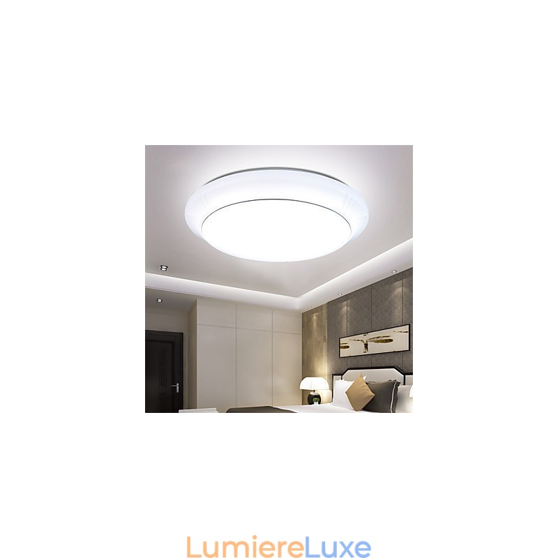 Lampe contemporaine et compacte à bouton rond 5730 Chip pour absorber la lumière du dôme