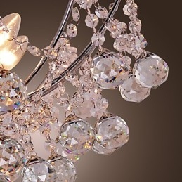 Lustre en cristal luxueux avec 6 lumières
