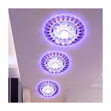 Plafonnier en cristal, spot SMD 3 W, lampe créative, tube lumineux coloré, plafonnier Plafonnier en cristal, spot SMD 3 W, lampe créative, tube lumineux coloré, plafonnier