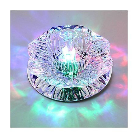 Plafonnier en cristal, spot SMD 3 W, lampe créative, tube lumineux coloré, plafonnier Plafonnier en cristal, spot SMD 3 W, lampe créative, tube lumineux coloré, plafonnier