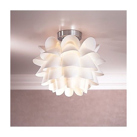 Plafonnier à fleurs blanches, 1 lampe suspendue Plafonnier à fleurs blanches, 1 lampe suspendue