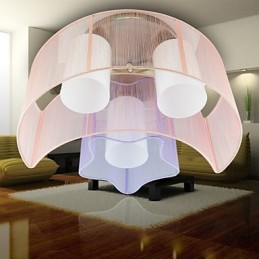 Lampe à dôme absorbante à dessin romantique avec étoiles et lune