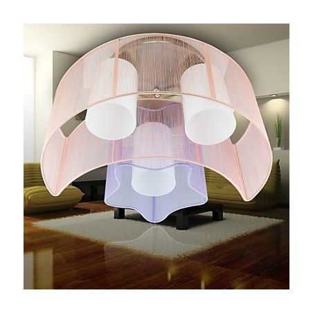 Lampe à dôme absorbante à dessin romantique avec étoiles et lune Lampe à dôme absorbante à dessin romantique avec étoiles et lune