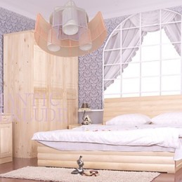 Lampe à dôme absorbante à dessin romantique avec étoiles et lune