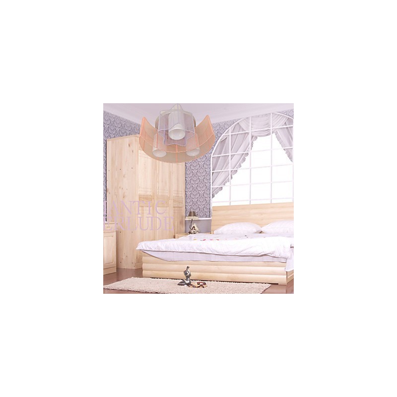 Lampe à dôme absorbante à dessin romantique avec étoiles et lune