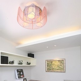 Lampe à dôme absorbante à dessin romantique avec étoiles et lune