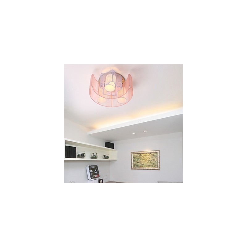 Lampe à dôme absorbante à dessin romantique avec étoiles et lune