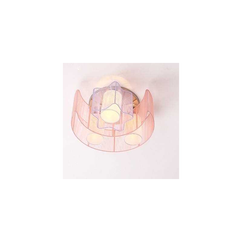 Lampe à dôme absorbante à dessin romantique avec étoiles et lune