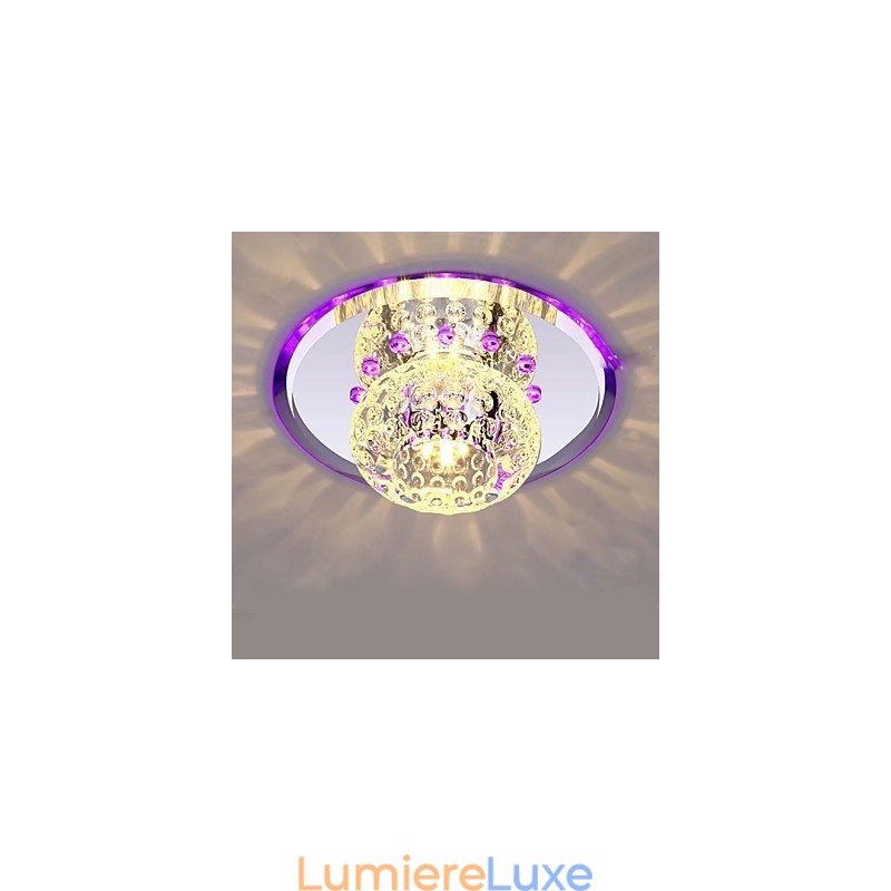 Lampe en cristal SMD CreativeTube, spot absorbant la lumière du dôme